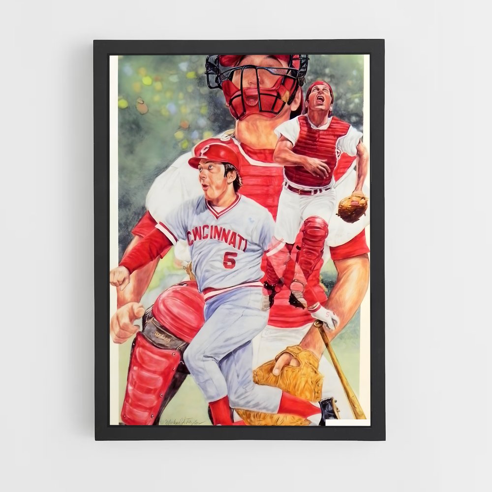 Poster Le Maître du Catch – affiche Baseball (vue 2)